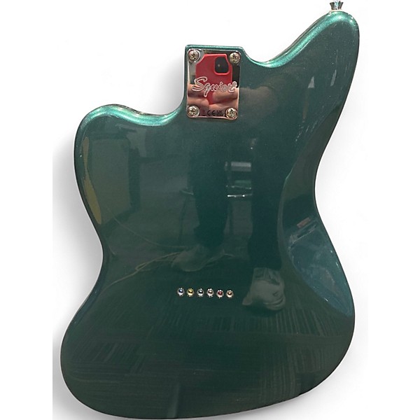 Used Squier PARANORMAL JAZZMASTER Sherwood Green Solid Body Electric Guitar