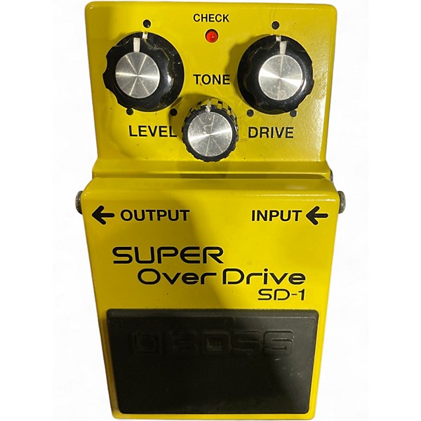 Used BOSS SD1 Super Overdrive Effect Pedal
