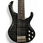 Used Ibanez BTB406QM Trans Black Electric Bass Guitar