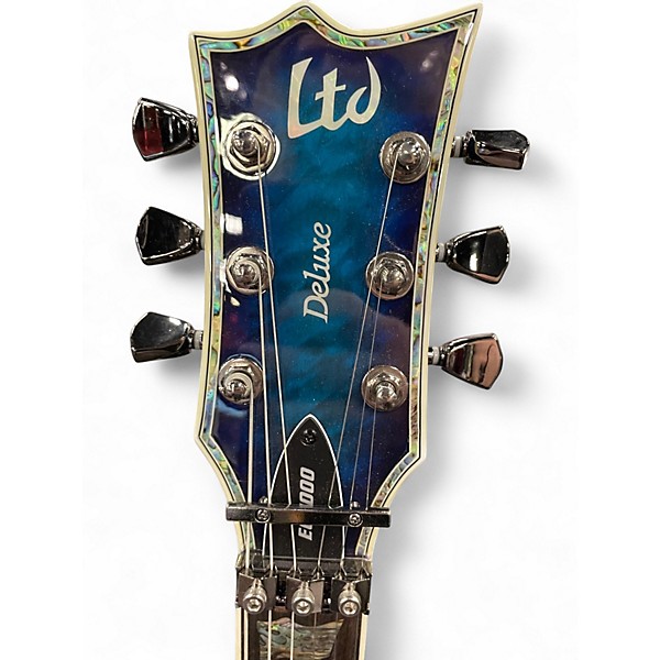 Used ESP EC1000 Deluxe VIOLET SHADOW Solid Body Electric Guitar