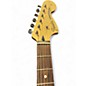 Used 2023 Fender Tom Delonge Signature Stratocaster Desert Sun Yellow Solid Body Electric Guitar