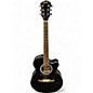 Used Fender FA135CE Concert Black Acoustic Electric Guitar
