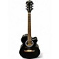 Used Fender FA135CE Concert Black Acoustic Electric Guitar