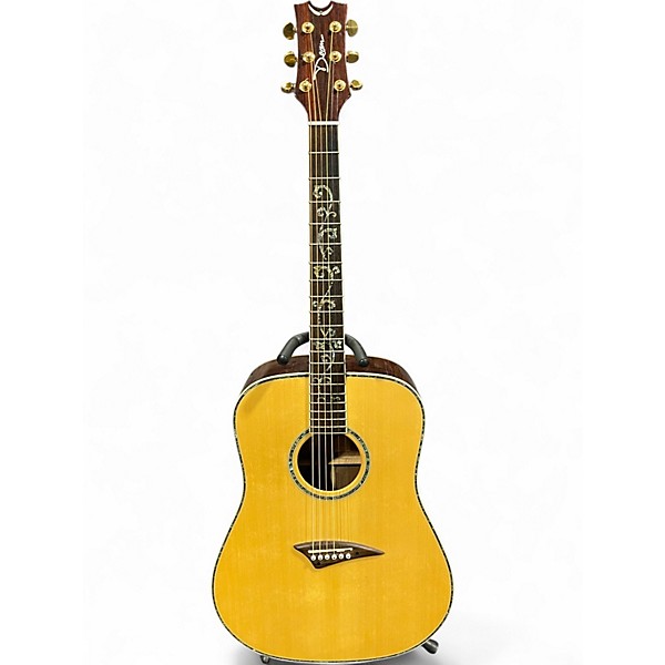 Used Dean D24 Natural Acoustic Guitar