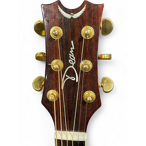 Used Dean D24 Natural Acoustic Guitar