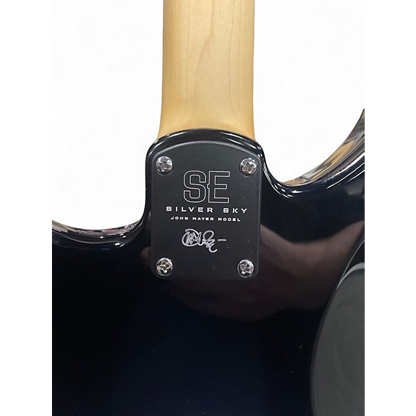 Used PRS SE Silver Sky John Mayer Signature Black Solid Body Electric Guitar