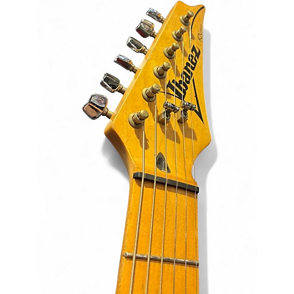 Used 2000s Ibanez RX170 Trans Red Solid Body Electric Guitar