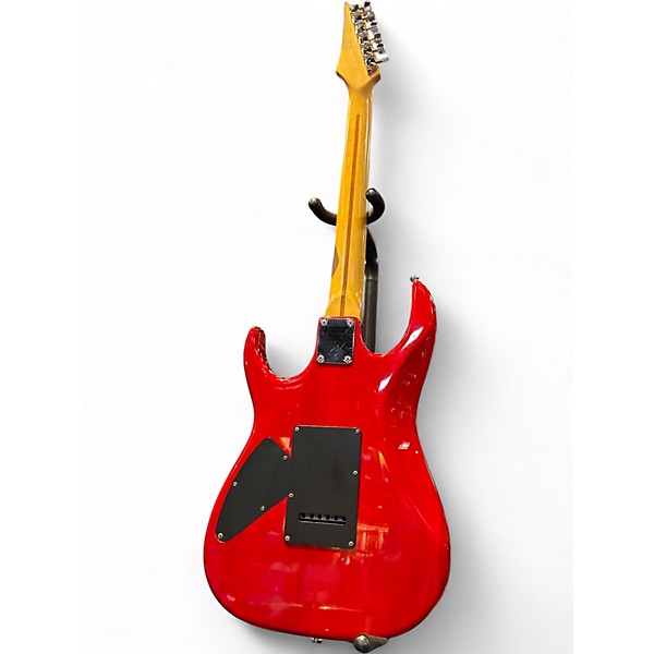 Used 2000s Ibanez RX170 Trans Red Solid Body Electric Guitar