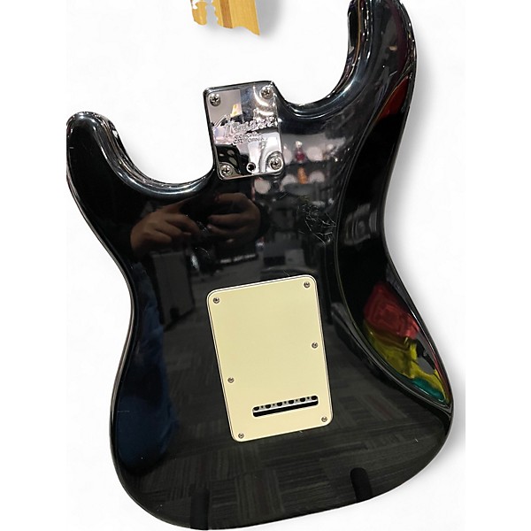 Used 2003 Fender American Standard Stratocaster Black Solid Body Electric Guitar