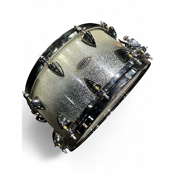 Used Orange County Drum & Percussion 14in 25 PLY MAPLE SNARE SILVER FADE SPARKLE Drum