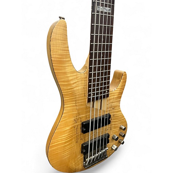 Used 2021 ESP b-206sm natural Electric Bass Guitar
