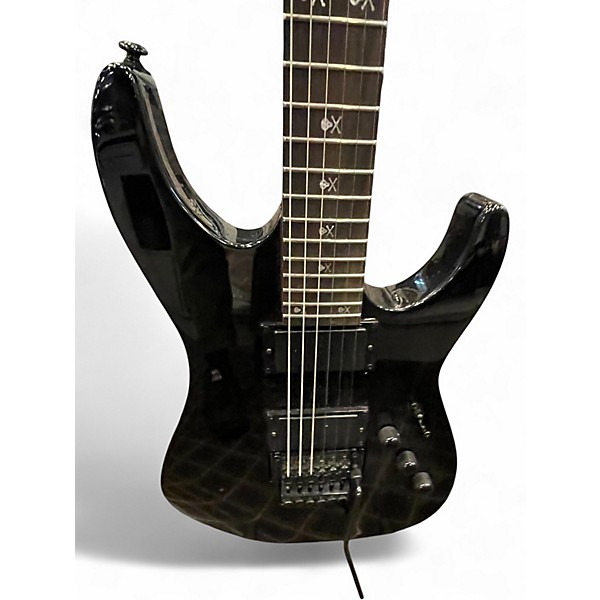 Used ESP KH202 Kirk Hammett Signature Black Solid Body Electric Guitar