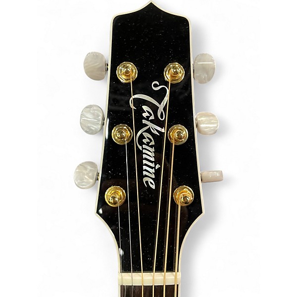 Used Takamine P6N LH Sunburst Acoustic Electric Guitar