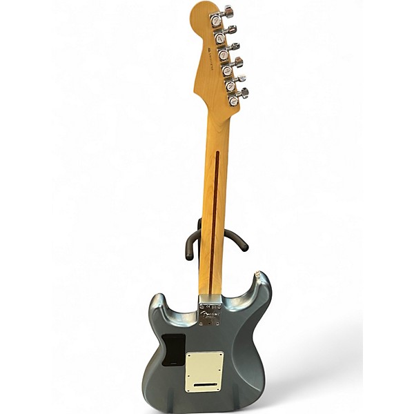 Used 2013 Fender American Deluxe Stratocaster Plus Mystic Ice Blue Solid Body Electric Guitar