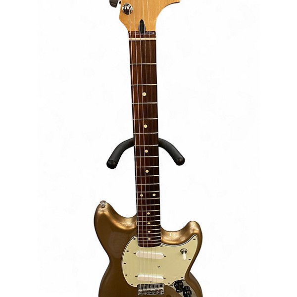 Used Fender Player Mustang Firemist Gold Solid Body Electric Guitar