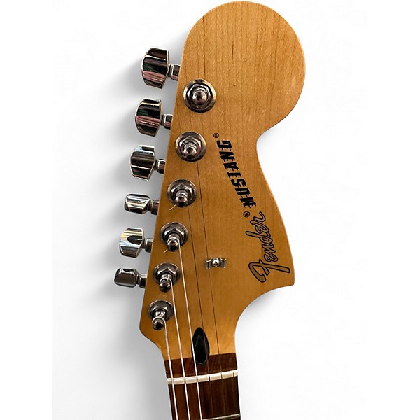 Used Fender Player Mustang Firemist Gold Solid Body Electric Guitar