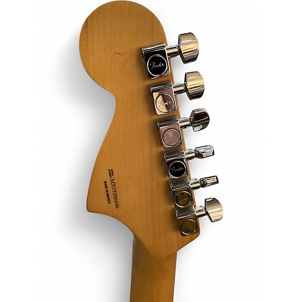 Used Fender Player Mustang Firemist Gold Solid Body Electric Guitar