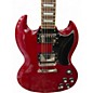 Used Burny Double Cut Vintage Cherry Solid Body Electric Guitar