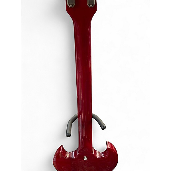 Used Burny Double Cut Vintage Cherry Solid Body Electric Guitar