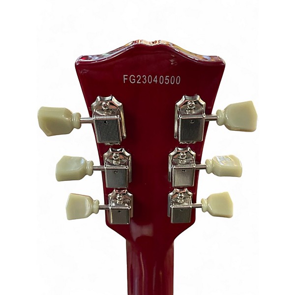 Used Burny Double Cut Vintage Cherry Solid Body Electric Guitar