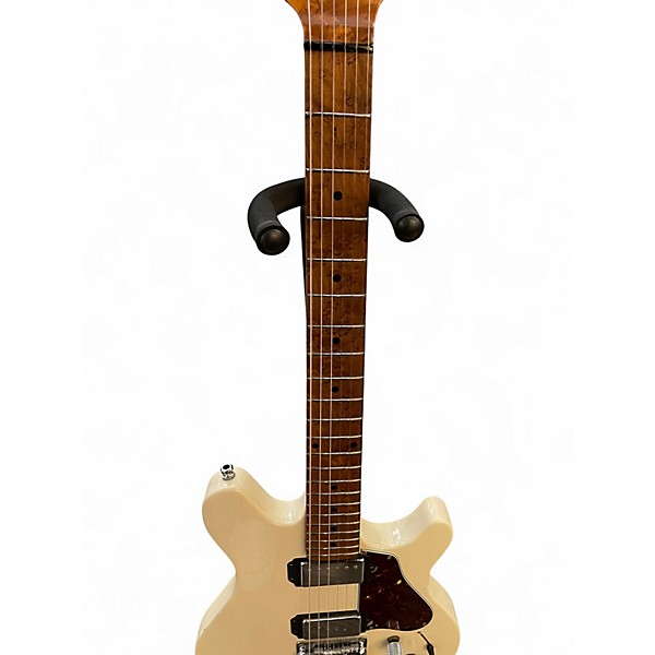 Used Ernie Ball Music Man Valentine Trans Buttermilk Solid Body Electric Guitar