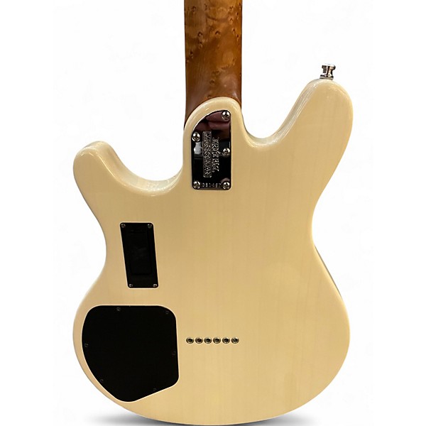 Used Ernie Ball Music Man Valentine Trans Buttermilk Solid Body Electric Guitar