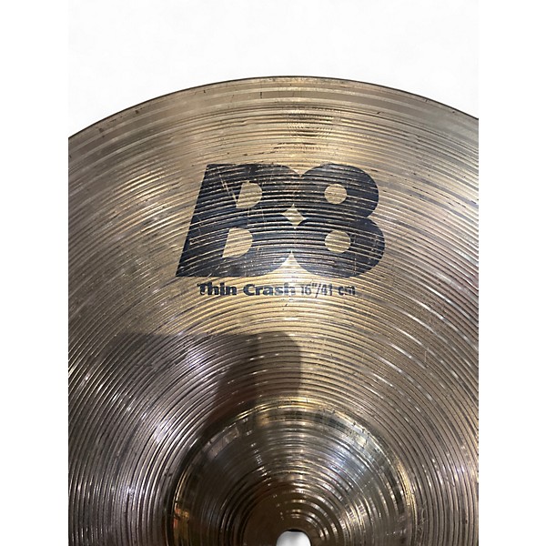 Used SABIAN 16in B8 THIN CRASH Cymbal
