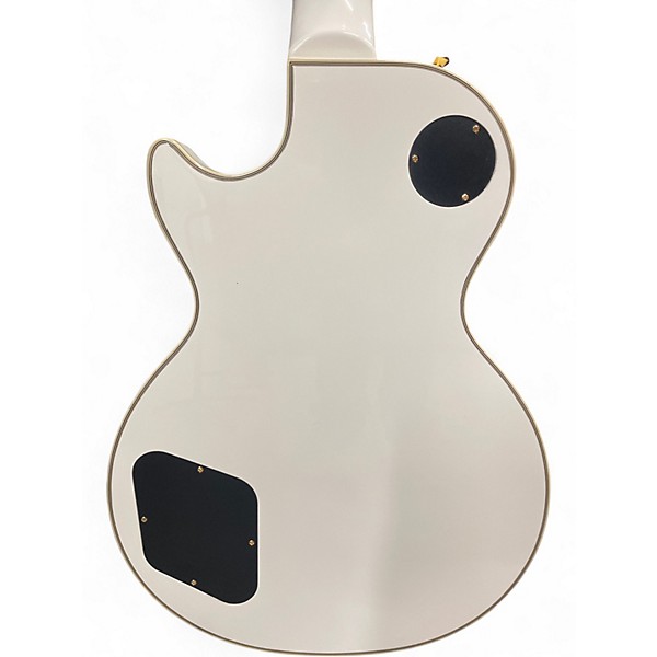 Used Epiphone Les Paul Custom White Solid Body Electric Guitar