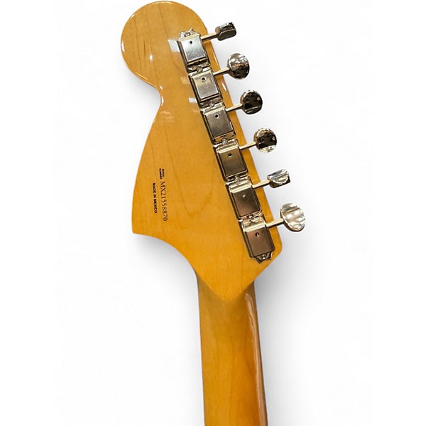 Used Fender Jagstang Daphne Blue Solid Body Electric Guitar