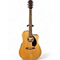 Used Fender CD60CE Dreadnought Natural Acoustic Electric Guitar thumbnail