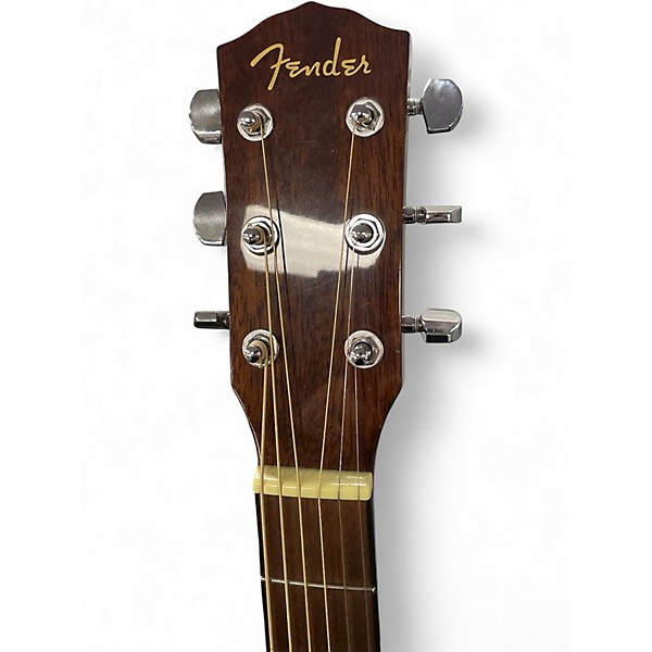 Used Fender CD60CE Dreadnought Natural Acoustic Electric Guitar