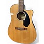 Used Fender CD60CE Dreadnought Natural Acoustic Electric Guitar