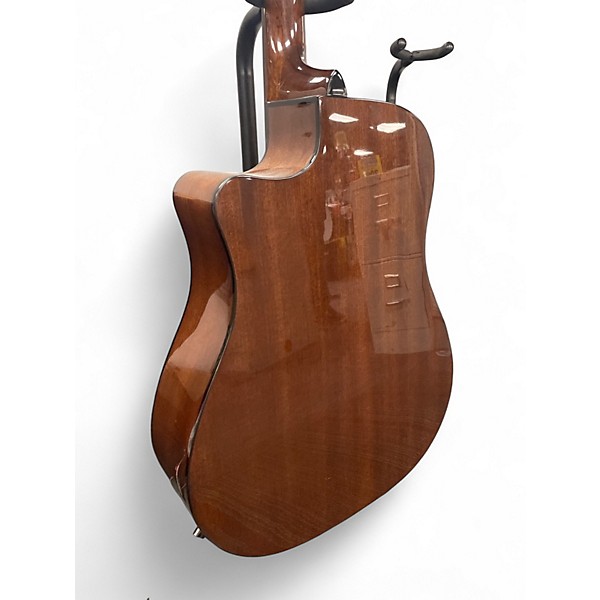 Used Fender CD60CE Dreadnought Natural Acoustic Electric Guitar