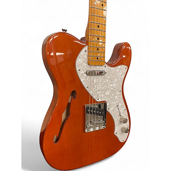 Used Squier Classic Vibe 70s Thinline Telecaster Natural Hollow Body Electric Guitar