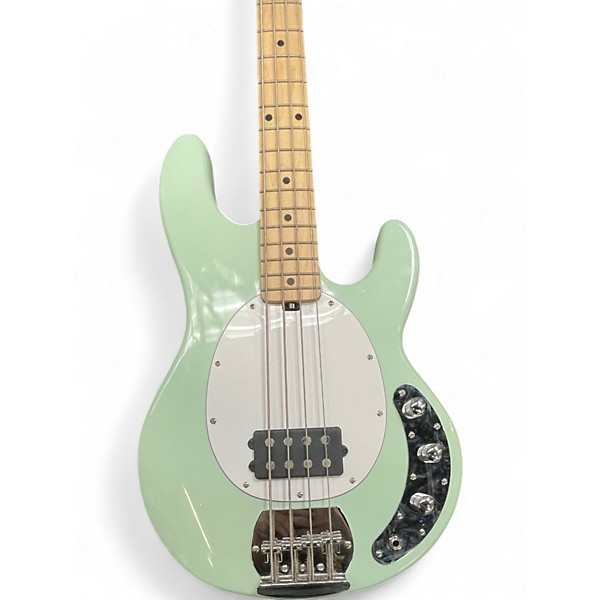 Used Sterling by Music Man Stingray Seafoam Electric Bass Guitar