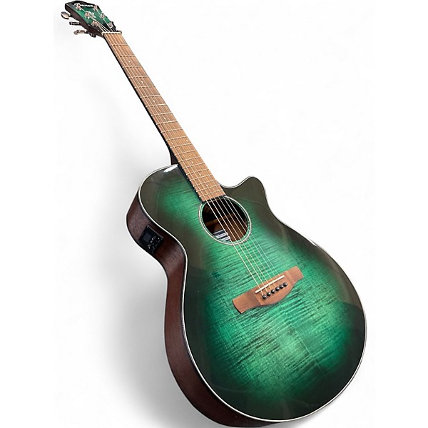 Used Ibanez AEG70-EBH EMERALD BURST Acoustic Electric Guitar