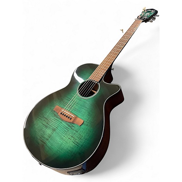 Used Ibanez AEG70-EBH EMERALD BURST Acoustic Electric Guitar