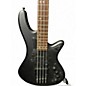 Used Schecter Guitar Research STEALTH4 Black and Gold Electric Bass Guitar