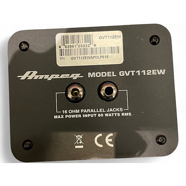 Used Ampeg GVT112E 1x12 Guitar Cabinet