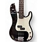 Used Squier Precision Bass Black and White Electric Bass Guitar thumbnail