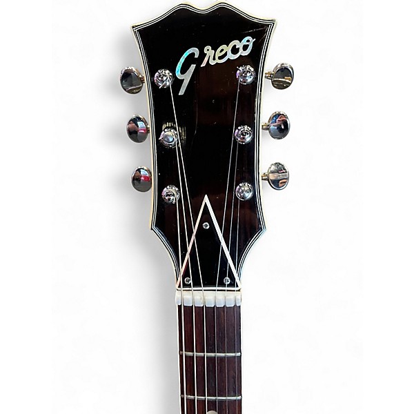 Vintage 1960s Greco 920 Natural Hollow Body Electric Guitar