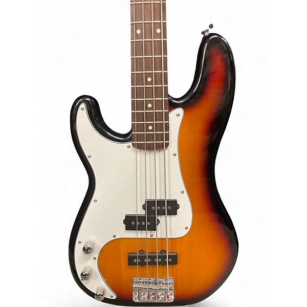 Used Squier P-Bass Special Left Handed 2 Color Sunburst Electric Bass Guitar