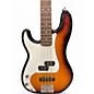 Used Squier P-Bass Special Left Handed 2 Color Sunburst Electric Bass Guitar