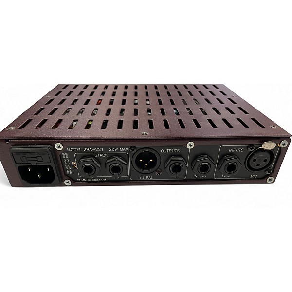Used Summit Audio 2BA-221 MIC LINE MODULE Microphone Preamp