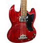 Used Epiphone sg Cherry Electric Bass Guitar
