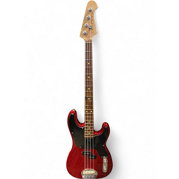 Used Lakland skyline series Red Electric Bass Guitar
