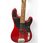 Used Lakland skyline series Red Electric Bass Guitar