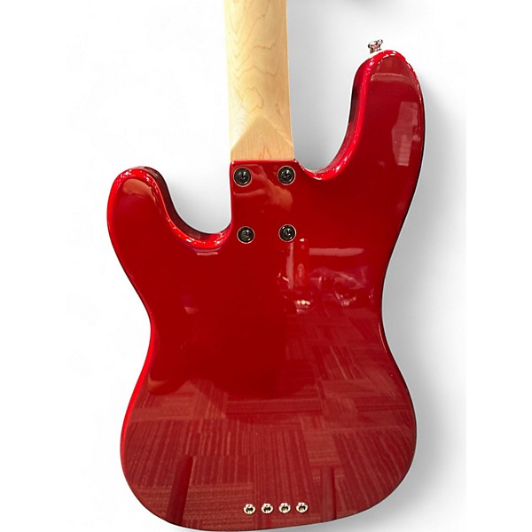 Used Lakland skyline series Red Electric Bass Guitar