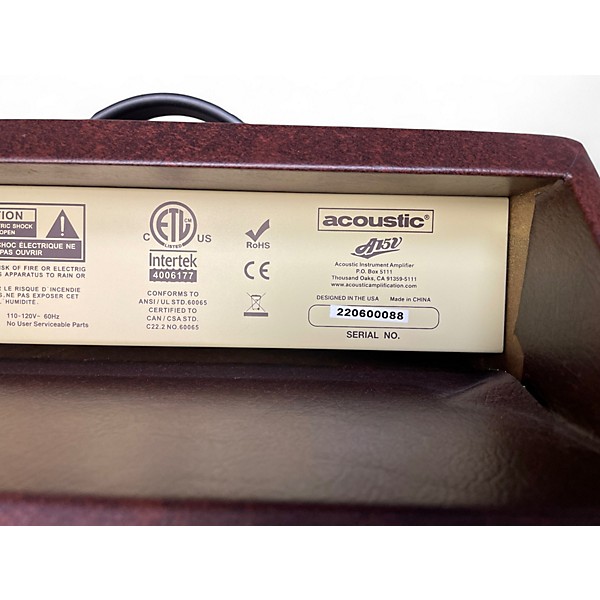 Used Acoustic A15 15W 1x6.5 Acoustic Guitar Combo Amp