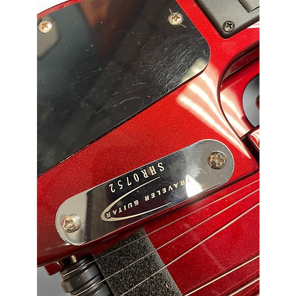 Used Traveler Guitar Speedster Hot Rod Candy Apple Red Acoustic Guitar